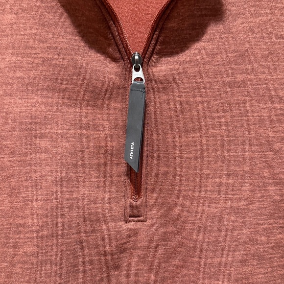 New Athleta Altitude Polartec Half Zip Sweatshirt Womens XL Mahogany Brown Fall - Picture 5 of 14